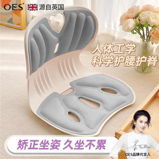 💯臺灣出貨#OES坐姿護腰辦公室久坐不纍正坐姿成人坐腰墊神器腰椎頸椎牽引器