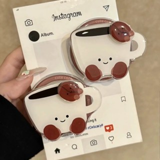 手機磁吸支架咖啡可旋轉卡通通用創意ins趣味氣囊少女簡約