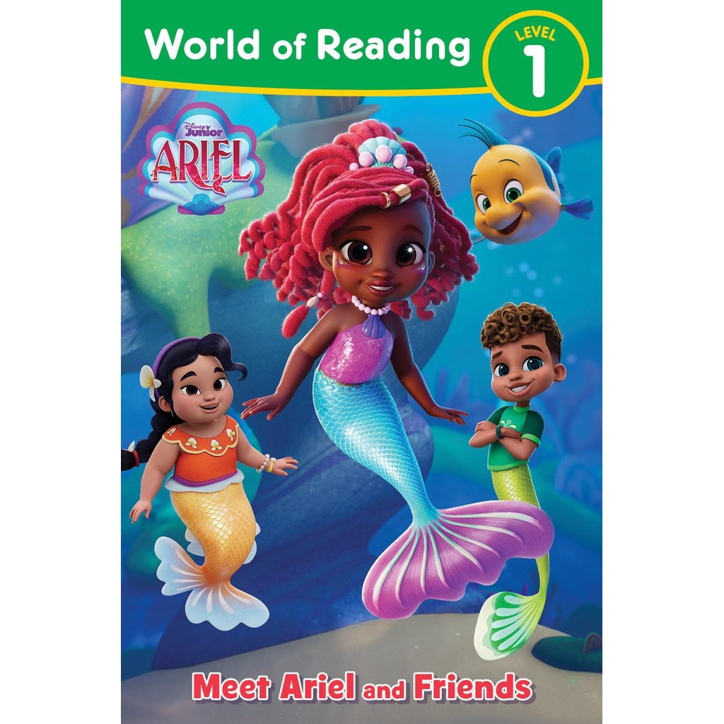 World of Reading Level Pre-1: Disney Junior Ariel: Meet Ariel and Friends/Disney Books【禮筑外文書店】