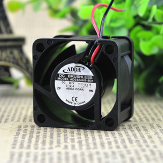 全新 ADDA 4028 4CM DC 24V 變頻器散熱風扇 AD0424HB-B31 雙滾珠