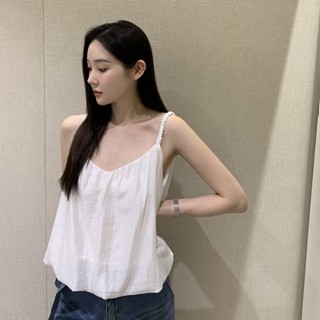Baby girl 韓國chic吊帶背心女夏時尚百搭寬鬆上衣