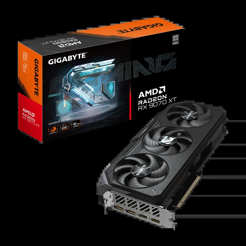 RX9070 RX9070XT GAMING OC 16G 魔鷹 AMD 電腦遊戲顯卡