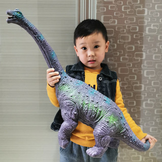 玩具 玩具動物禮品模擬兒童套裝模型恐龍軟膠 玩偶