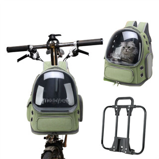 Litepro 貓揹包適用於 Brompton 包透氣透明膠囊包載體貓自行車自行車適用於 Brompton/Dahon