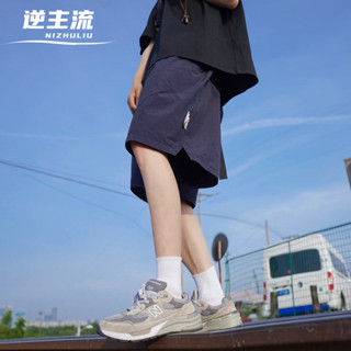 現貨特價 日系簡約純色運動褲 美式休閒抽繩鬆緊腰五分褲 夏季港風潮牌高街vibe工裝短褲 輕薄透氣過膝短褲