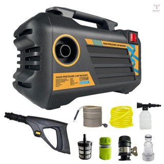 Toyutw)電動高壓清洗機 1450 PSI 3 不同壓力尖端電動洗衣機清洗機帶泡沫水壺軟管,用於露臺圍欄車道汽車清潔