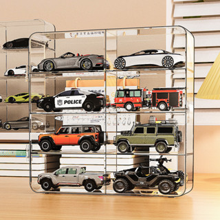 1:64小汽車模型收納盒子展示架整理櫃TLV多美卡風火輪TOMSC