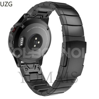 20mm 22mm 26mm 佳明專用 Garmin Fenix 8 7 Epix Quick 龜背 金屬錶帶 快拆錶帶