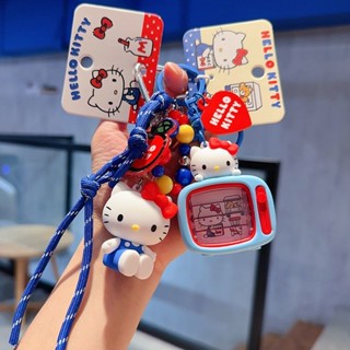 Kitty包包掛件 掛飾 吊飾 鑰匙扣 手機掛飾 2025年新品正版三麗鷗HelloKitty凱蒂貓電視機玩具鑰匙扣女車