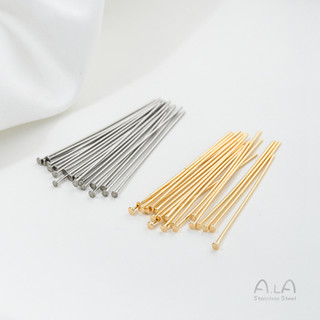 宏雲Hongyun-Ala新品-不褪色鈦鋼T字針平頭針不銹鋼T針手工串珠配件diy手作掛飾品資料