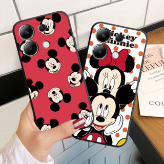 XIAOMI 小米 Redmi 13C Note 13 Pro + Plus 4G 5G 矽膠手機殼軟殼保護套米奇和米妮