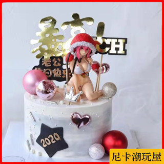 ❤️索尼子❤️美少女公仔 蛋糕裝飾 獨家頂配 炫光燈座 防潮塗層 景品手辦 巨無霸模型 生日禮物A