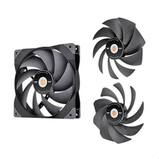 Thermaltake 曜越 耀影SWAFAN GT12 12cm系統散熱風扇(黑) TT Premium頂級 綠風潮