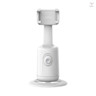 360° 自動面部跟蹤雲臺桌面自拍穩定器機器人攝像師帶可調節鏡頭穩定底座手機支架,適用於智慧手機 Vlog 直播影片聊天