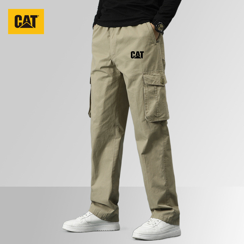 Caterpillar  2025新款褲子港風直筒長褲寬鬆休閒褲褲工裝運動棉褲