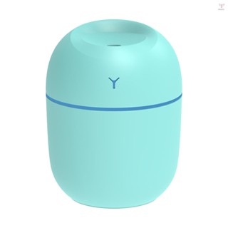 Toyutw)220ml 霧化加濕器帶夜燈便攜式辦公桌靜音涼爽 USB 加濕器無水自動關閉加濕器適用於家庭旅行辦公室臥室