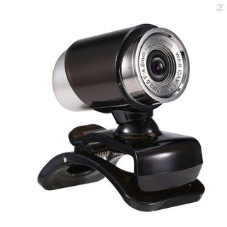 Toyutw)480p 網路攝像頭直播網路攝像頭 360 度可旋轉 USB 網路攝像頭,適用於 PC 筆記本電腦夾式網路