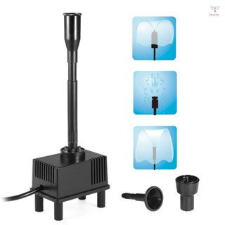 Toyutw)10w 潛水水泵帶 LED 燈水族魚缸池塘花園鳥浴噴泉 600L/H AC 110V