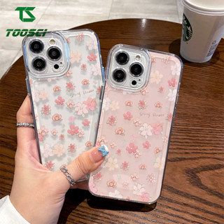 SAMSUNG TOOSCI 浪漫花朵手機殼適用於三星 Galaxy A70 A71 A72 A73 A750 A7 2