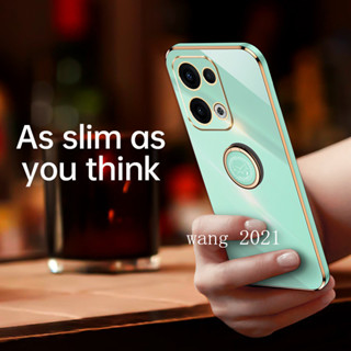 全新外殼 OPPO Reno 13 Pro Reno13 F 13F 5G 手機殼電鍍直邊帶鐘架保護軟殼背蓋