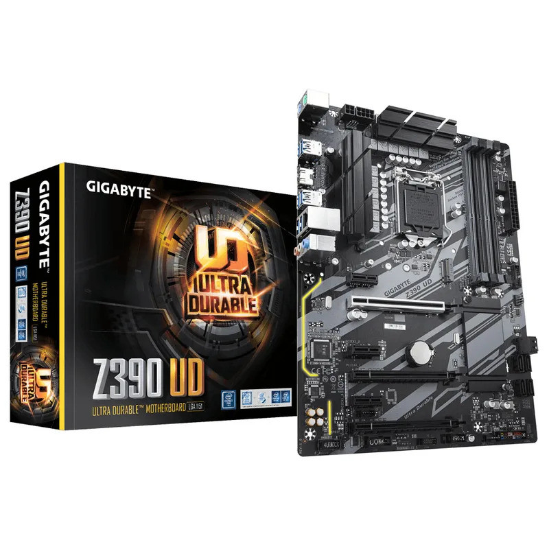 全新適用於技嘉 GA Z390 UD 主板 LGA 1151 Z390 台式機主板 M.2 nvme PCI-E X16