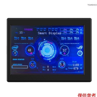 3.5 英寸 IPS 顯示器顯示電腦顯示器 CPU GPU 監控子螢幕 ABS 外殼支援 DIY 主題編輯免費軟體升級