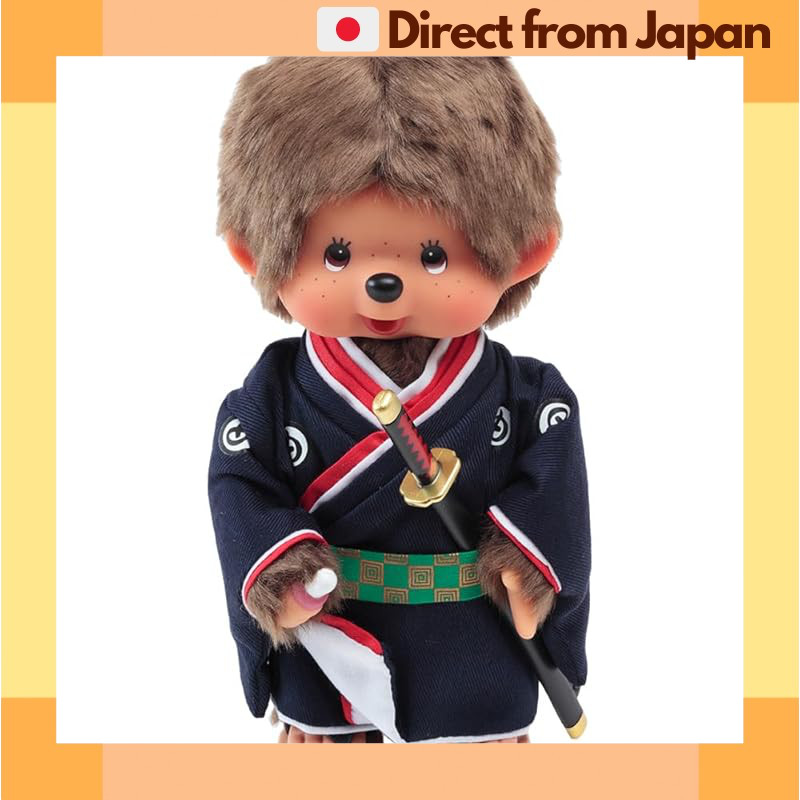 蒙奇奇 Monchhichi 久月official 男孩穿和服劍豪造型公仔 IPM-15-Z [日本直送]