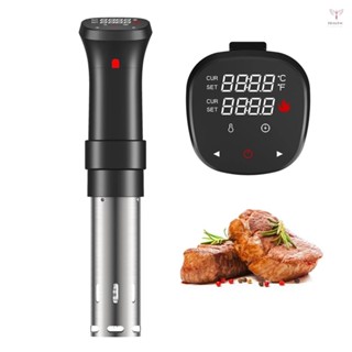 精密真空鍋 1100W 超靜音工作準確溫度時間控制浸入式循環器 LCD 觸控式螢幕廚房小工具 Sous Cooker