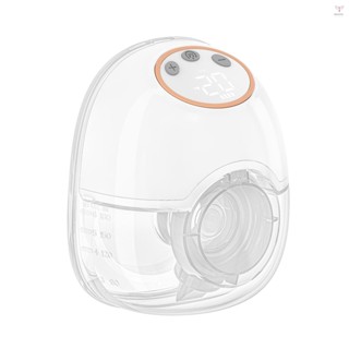 可穿戴吸奶器擴音電動吸奶器,用於母乳喂養 4 種模式 12 級吸力低噪音內建電池,帶 180 毫升牛奶收集器,2 件裝