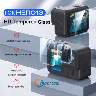鋼化玻璃 GoPro Hero 13 螢幕鏡頭保護膜防刮花