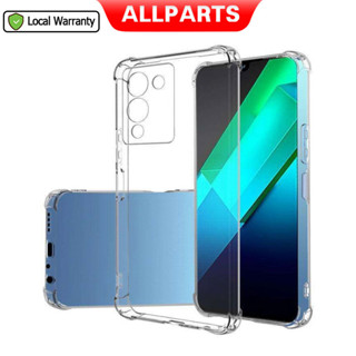 Infinix Note 12 G96 x670 手機殼防震手機殼柔性 TPU 保險槓後殼蓋 - 透明