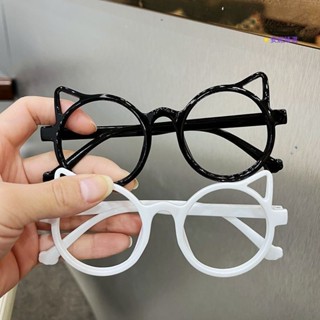 品質臻選🌟兒童眼鏡框 女童可愛卡通貓咪無鏡片眼鏡男孩寶寶拍照裝飾玩具鏡框
