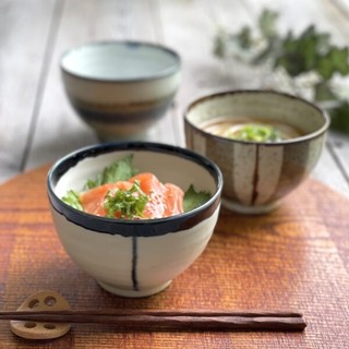 現貨 日本製 美濃燒 三柄陶瓷碗 丼飯碗 拉麵碗 烏龍麵湯碗 飯碗 湯碗 茶漬飯碗 日式餐碗 富士通販