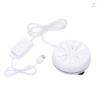 Toyutw)3 合 1 迷你洗衣機便攜式個人旋轉渦輪洗衣機可調節帶 USB 數據線方便旅行家庭商務旅行 (A)