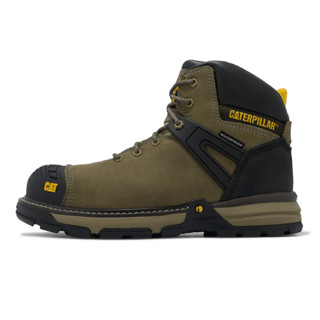 CAT 全方位工裝靴 Excavator Superlite WP CA 男鞋 寬楦 綠 防水 ACS CA724582
