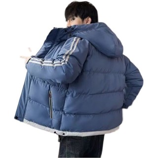 男式羽絨棉服 連帽冬季休閒棉衣 加厚棉襖外套 秋冬裝專櫃