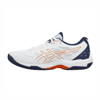 Asics Gel-rocket 11 2E 男女 排球鞋 室內運動鞋 寬楦 白 深藍 [1073A077-101]