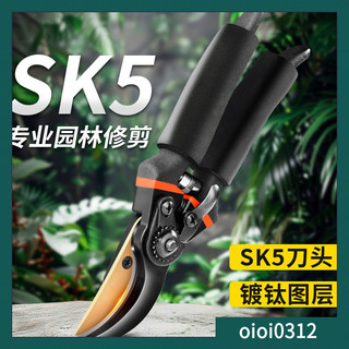 【臺灣出貨】修枝剪SK5鋼專業園林果樹粗枝剪刀家用樹枝剪強力修枝剪刀