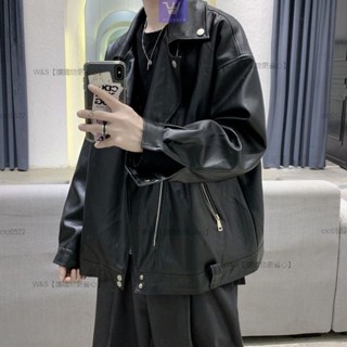 W&S家 $免運$秋季男士PU皮衣 夾克皮衣 皮衣男 皮衣外套 防風外套 男生皮衣 外套男 皮衣 機車皮衣 長版皮衣外套