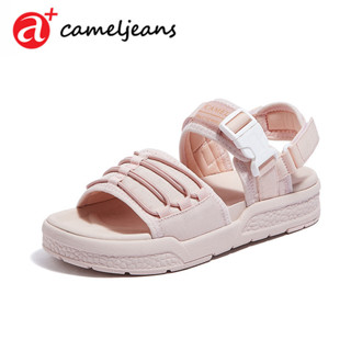 Cameljeans 女式平底涼鞋休閒運動沙灘涼鞋