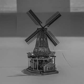【奈奈生Nanami】3D金屬拼裝 dly立體拼裝 荷蘭風車3D金屬拼圖DIY手工立體拼圖拼裝玩具益智玩具創意生日