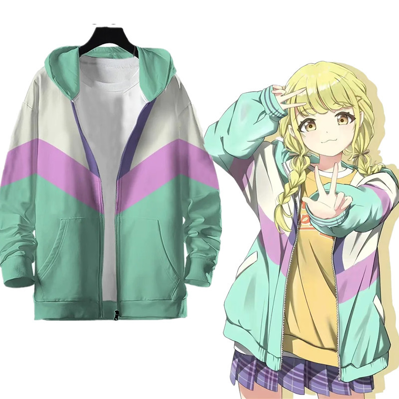 學園偶像大師藤田琴音cos同款拉鍊衛衣外套男女秋冬連帽動漫衣服