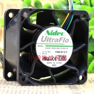 #冰峰#NIDEC 6038 12V 1.60A V60E12BS1B5-07A014 6cm 伺服器 散熱風扇可統編收