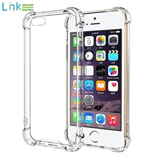 適用於 iPhone 5 / 5s / SE 2020 手機殼防震氣墊防震透明軟厚保險槓 TPU 保護套