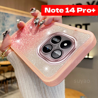 適用於 Redmi Note 14 Pro Plus Pro+ 2025 手機殼豪華 Bling 外殼 Note14Pr