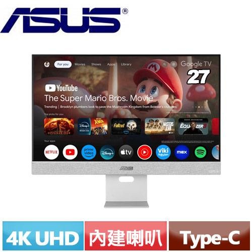 ASUS華碩 27型 ZenScreen MS27UC USB-C 4K 智慧螢幕