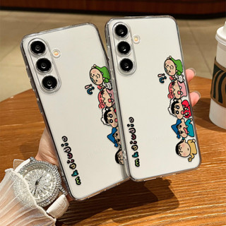 客製化 側邊蠟筆小新手機殼 三星 S25 S24+ s23 S22 S21 ULTAR PLUS 透明 軟矽膠 殼代表