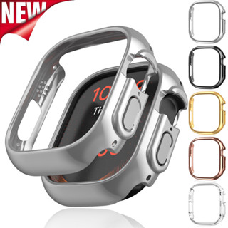 Pc鏤空保護殼相容apple Watch超49mm 46mm 45mm 44mm 41mm 40mm 42mm 38mm
