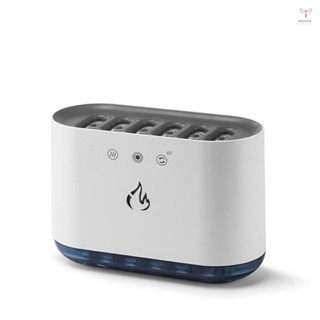 臥室加濕器 10 小時定時器 900 毫升香薰精油擴散器 6 種噴霧模式便攜式動態小書桌加濕器帶 7 色燈 6 個臥室加