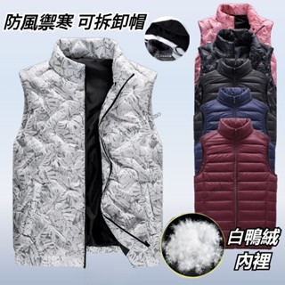 羽絨背心 鞦鼕羽絨馬甲外套 背心外套 立領保暖背心 女生馬甲外套 保暖外套 羽絨背心外套男 大尺碼馬甲外套#lofjk